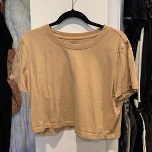 Urban outfitters nude crop top